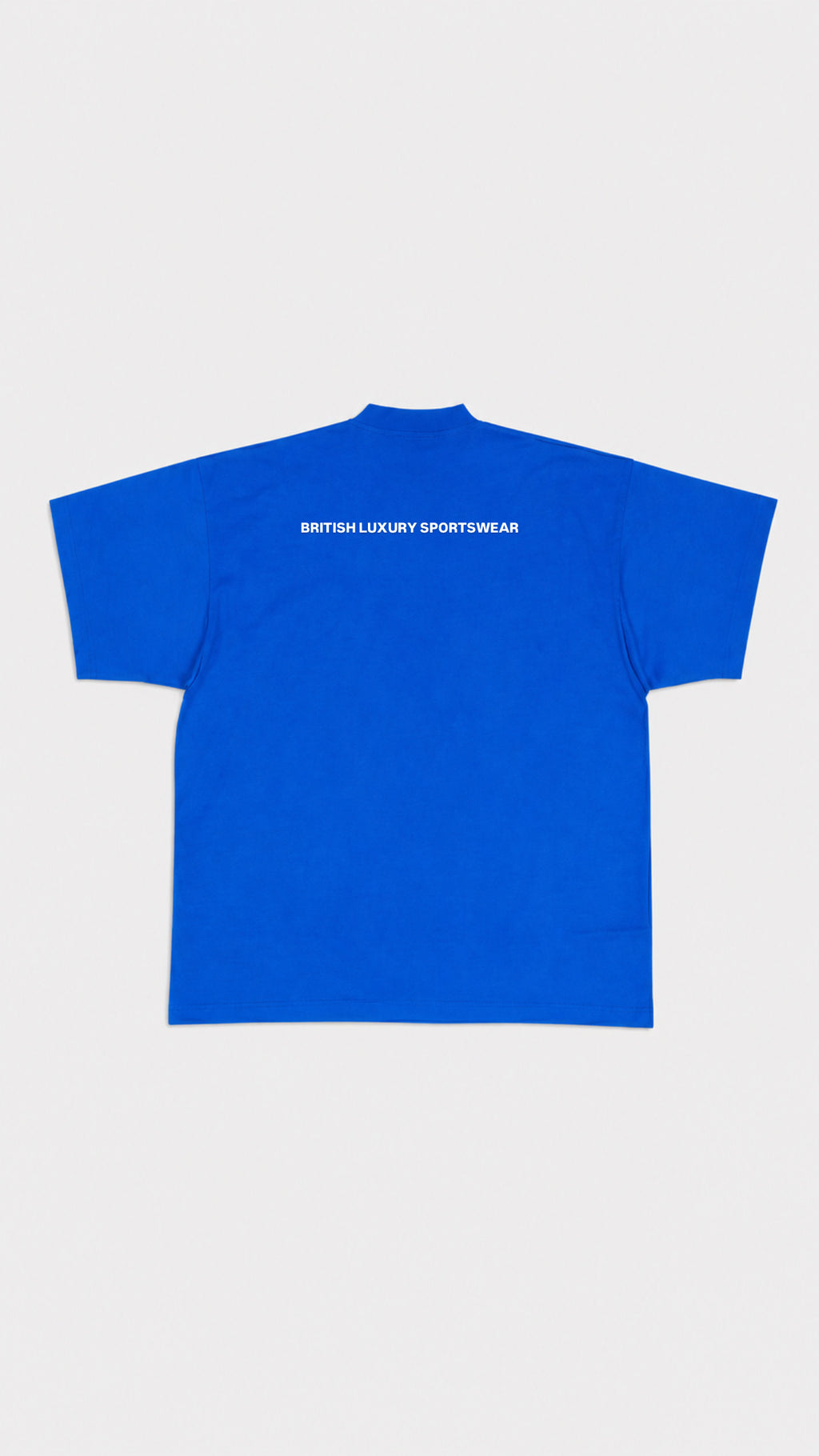 Over sized Royal Blue HAZARDOUSLDN triple print T